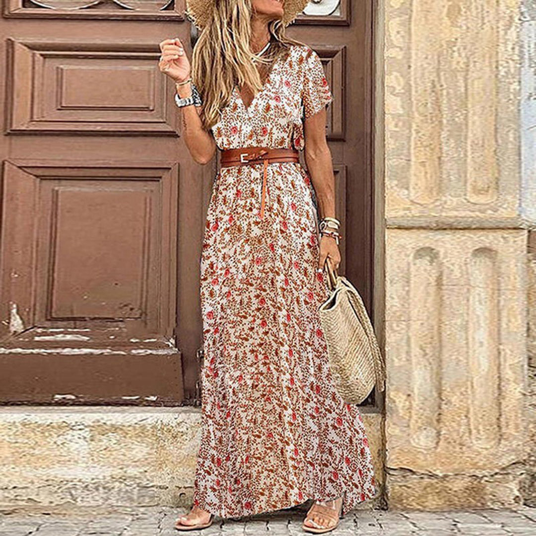 Elegancka sukienka boho z delikatnymi detalami – Idealna na każdą okazję